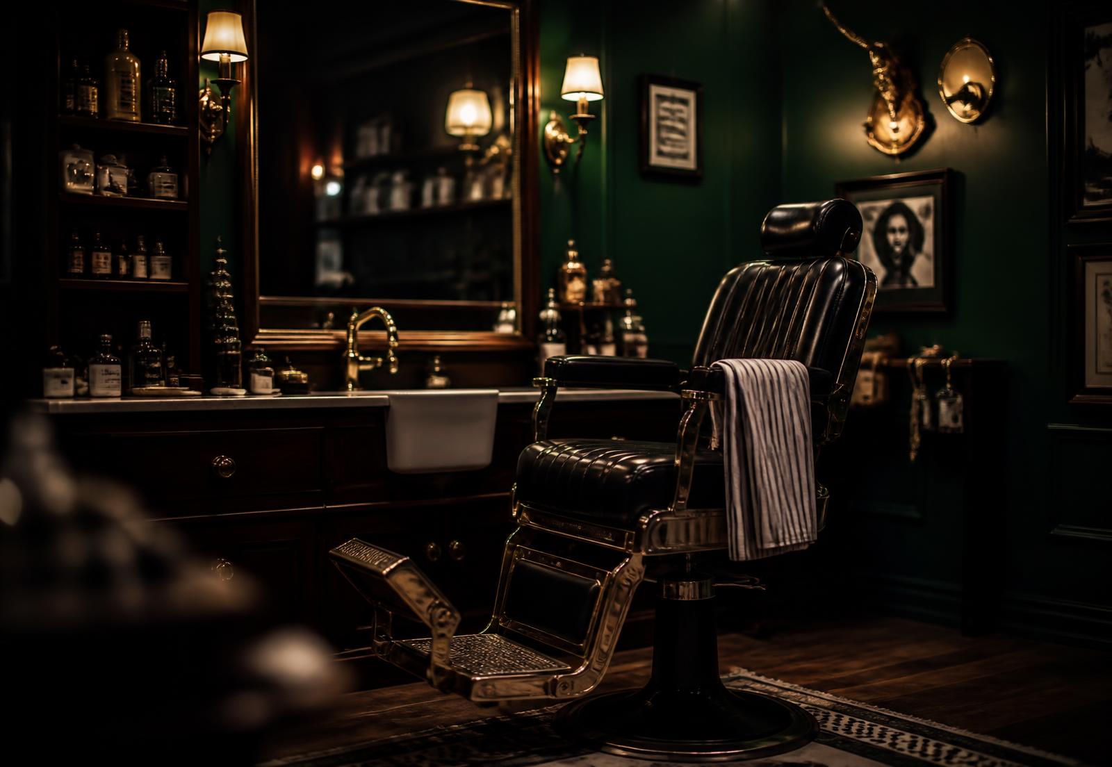 The BK Hair Salon floor at golden hour